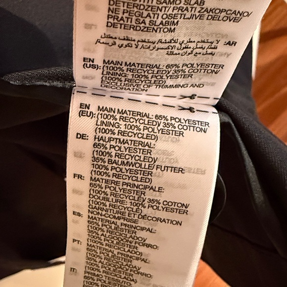 NWT Adidas | Black Long Trench Coat - Medium but VERY oversized like Large - Picture 14 of 17